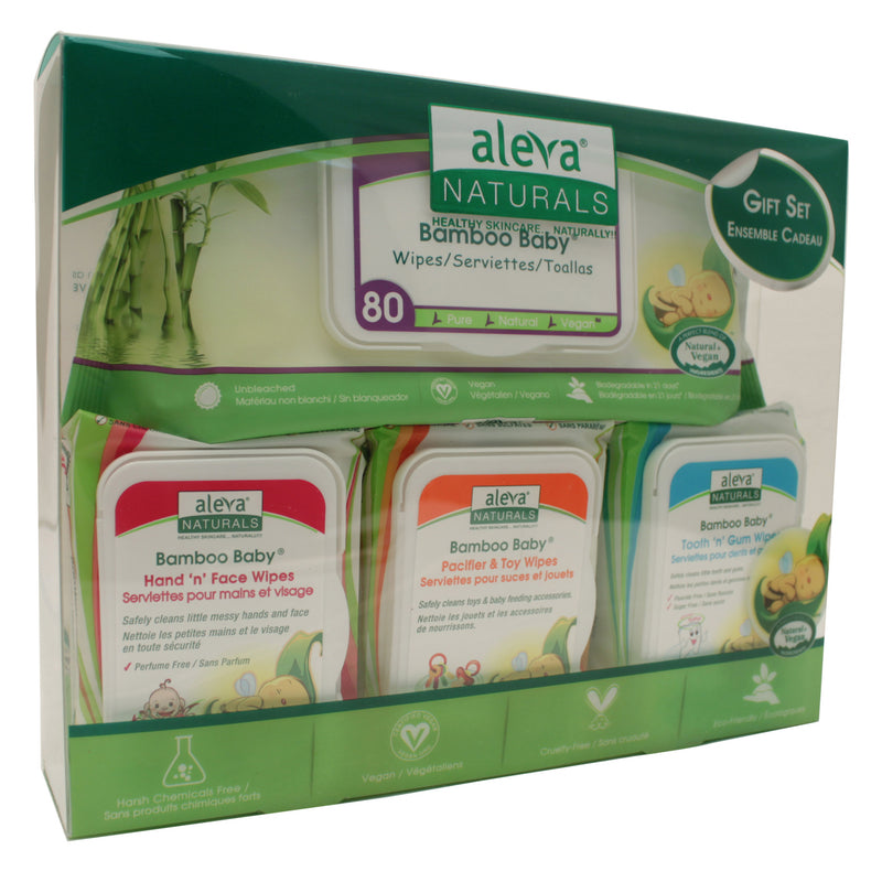 Bamboo Baby Wipes Gift Set