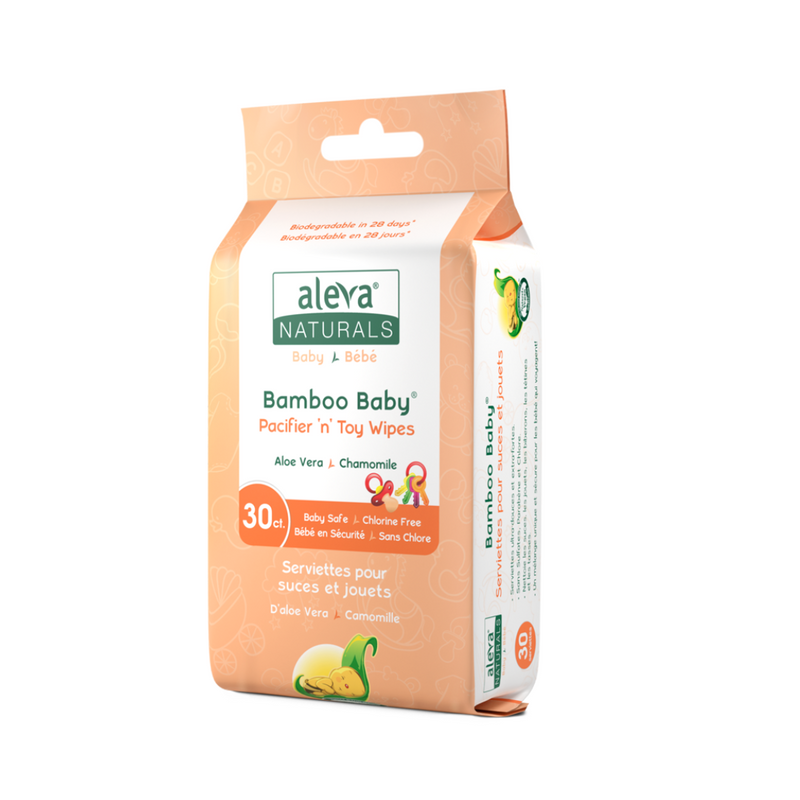 Bamboo Baby Pacifier & Toy Wipes