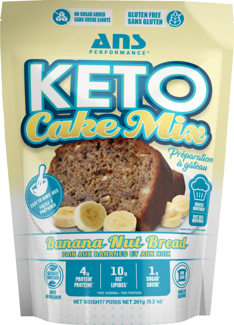 KETO CAKE MIX Banana Nut Bread