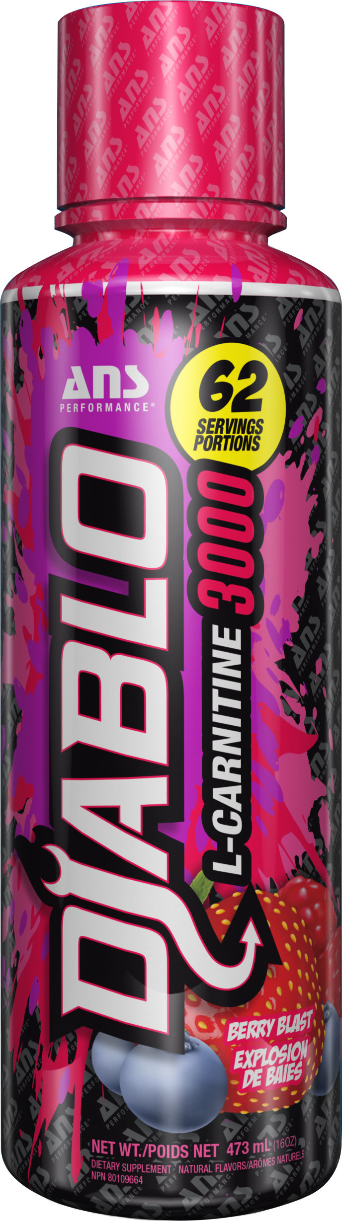 DIABLO L-Carnitine 3000 Berry Blast