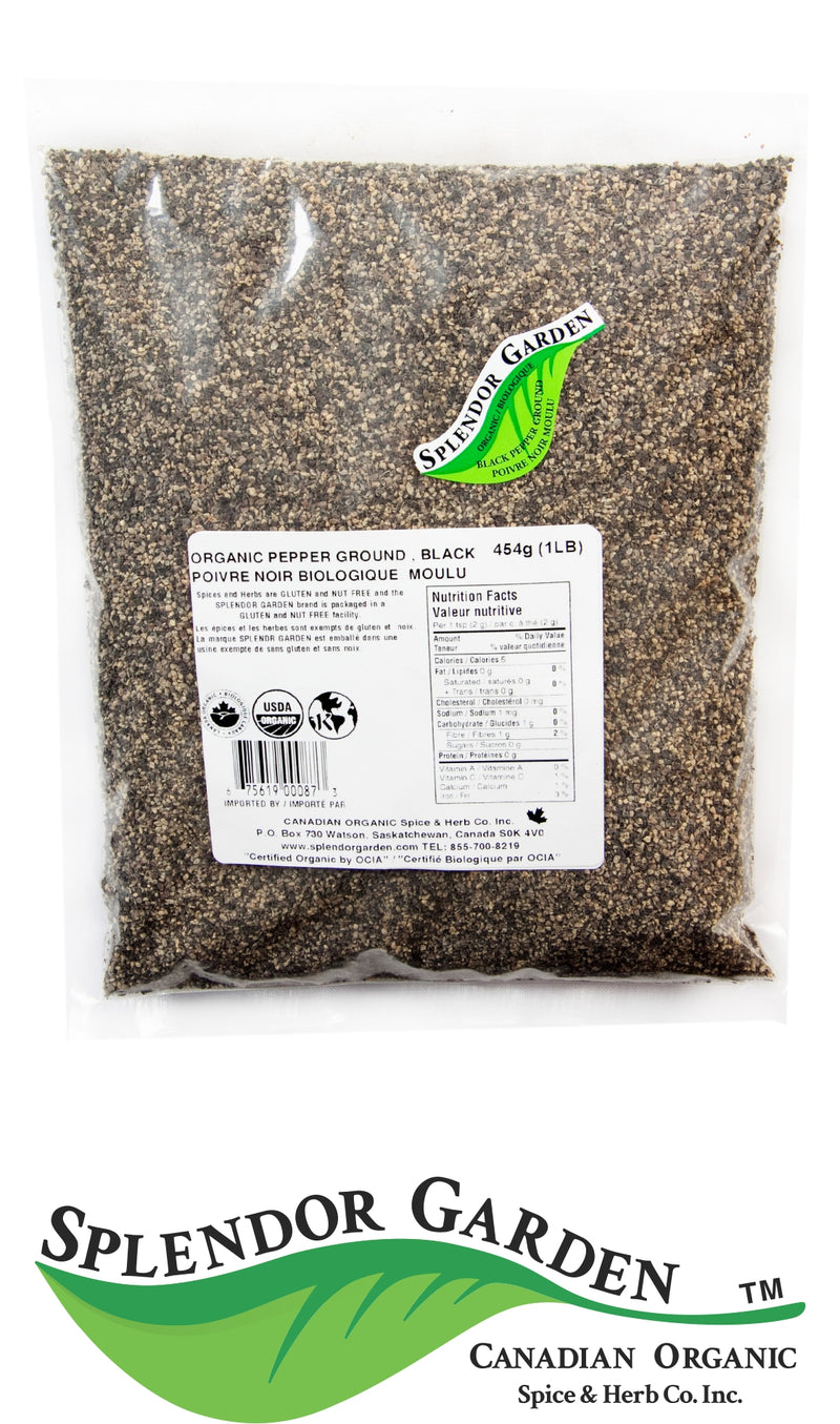 Organic Ground Black Pepper