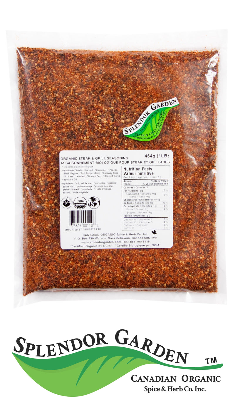 Organic Steak & Grill Seasoning