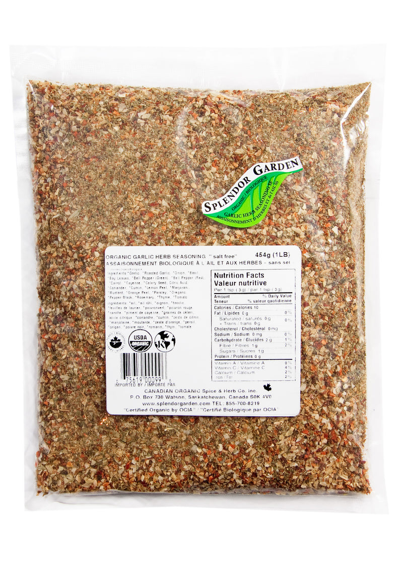 Organic Garlic Herb Seasoning SF