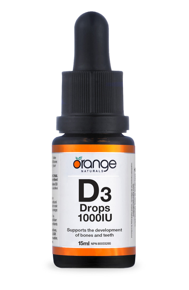 D3 Drops 1000IU Orange MCT