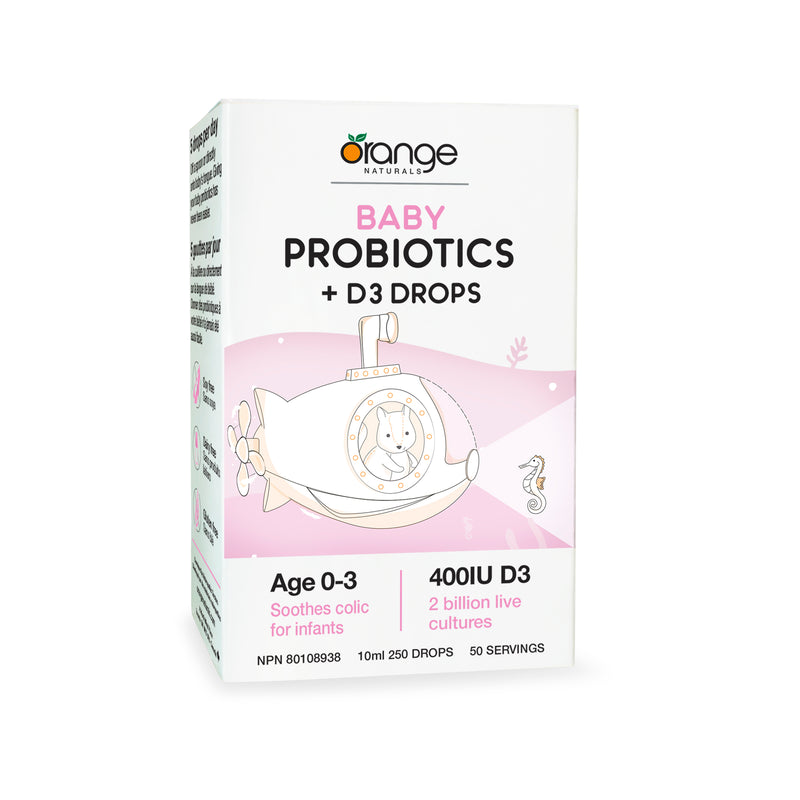 Baby Probiotics + D3 Drops