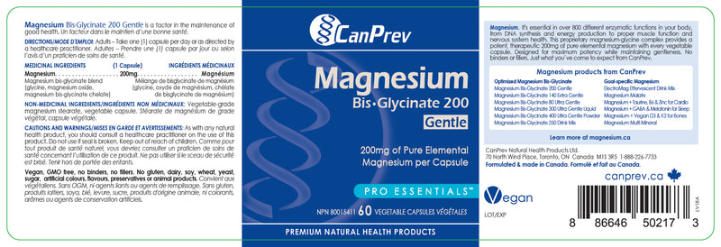 Magnesium Bisglycinate 200 Gentle