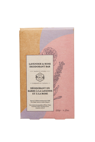 Lavender & Rose Deodorant Bar