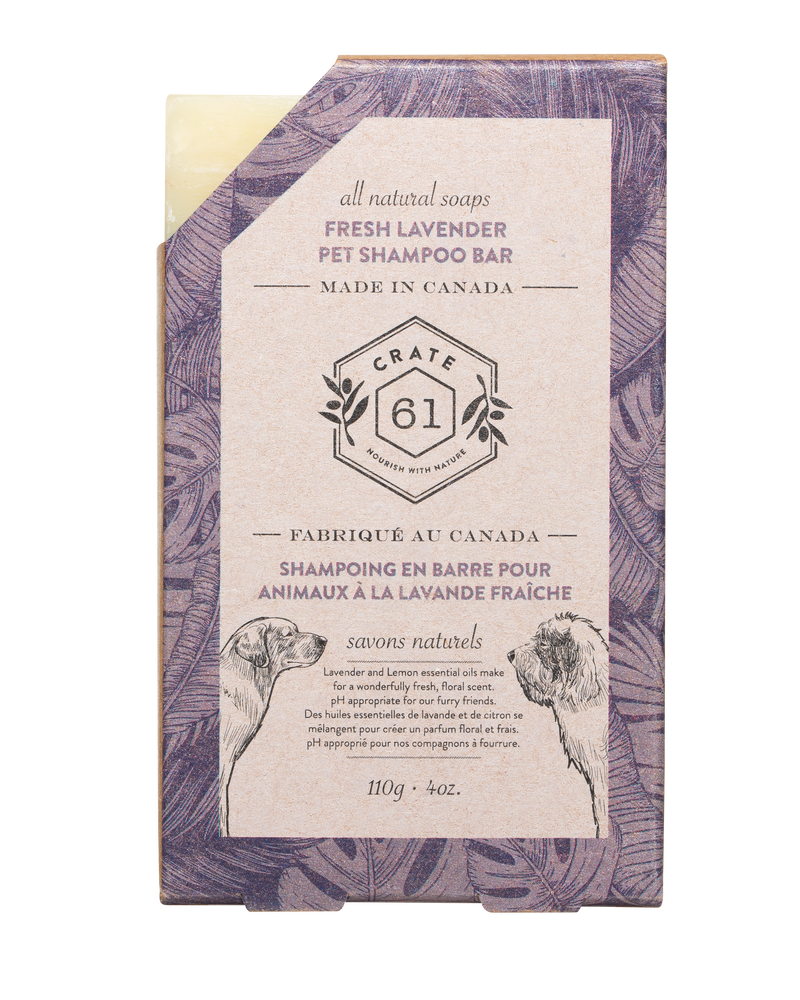 Fresh Lavender Pet Shampoo Bar