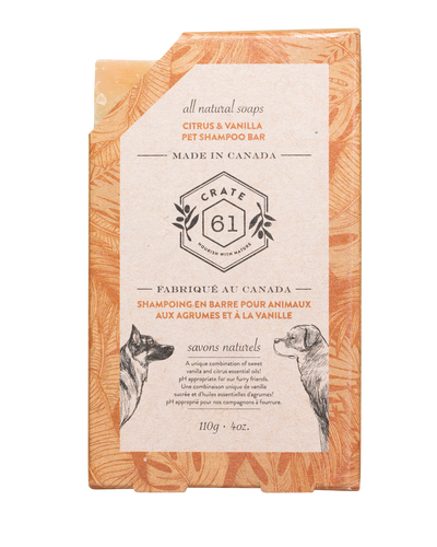 Citrus & Vanilla Pet Shampoo Bar