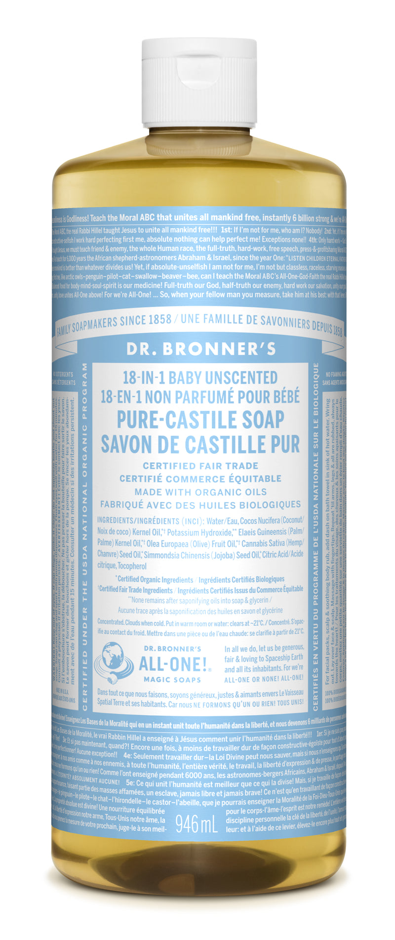 Baby-Unscented Pure-Castile Liquid