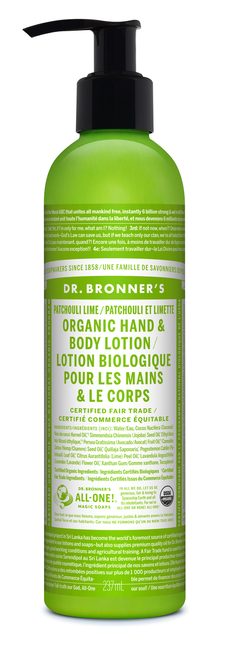 Patchouli Lime Org Hand&Body Lotion