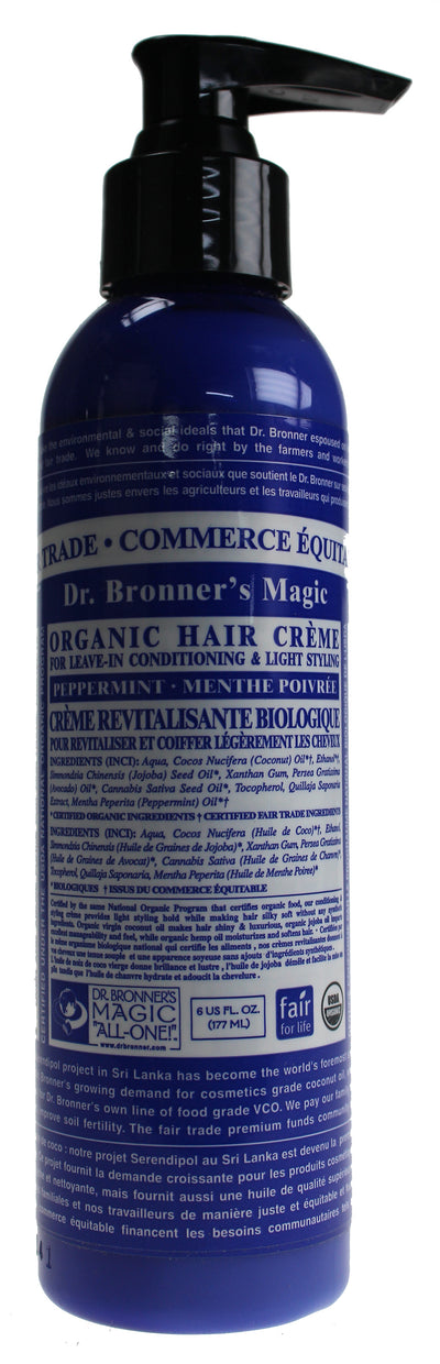 Peppermint Organic Hair Crème