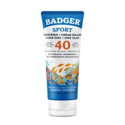 SPF 40 Sport Clear Zinc Sunscreen