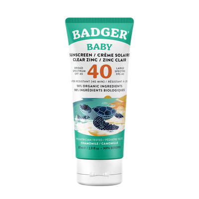 SPF 40 Baby Clear Zinc Sunscreen