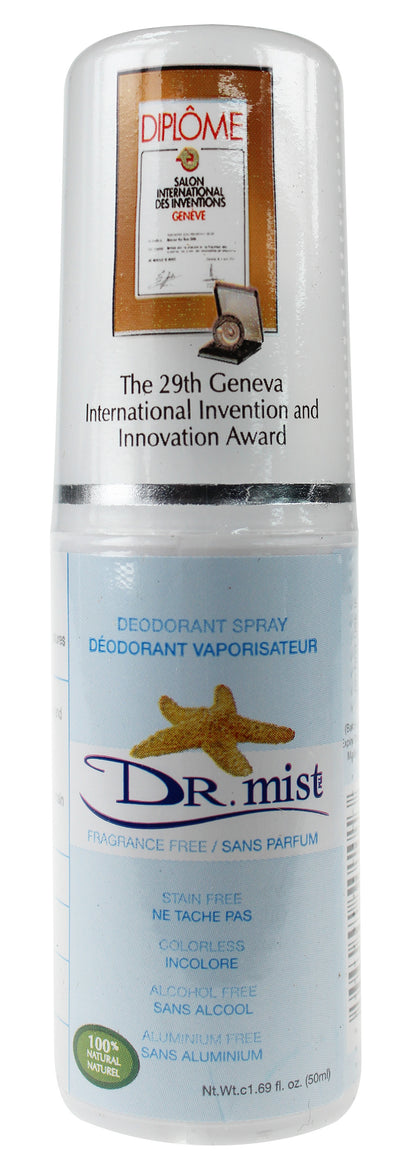 Dr. Mist Deodorant Unscented Spray