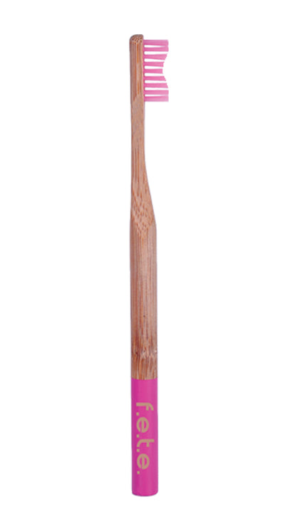 Bamboo Toothbrush Funky Fuchsia