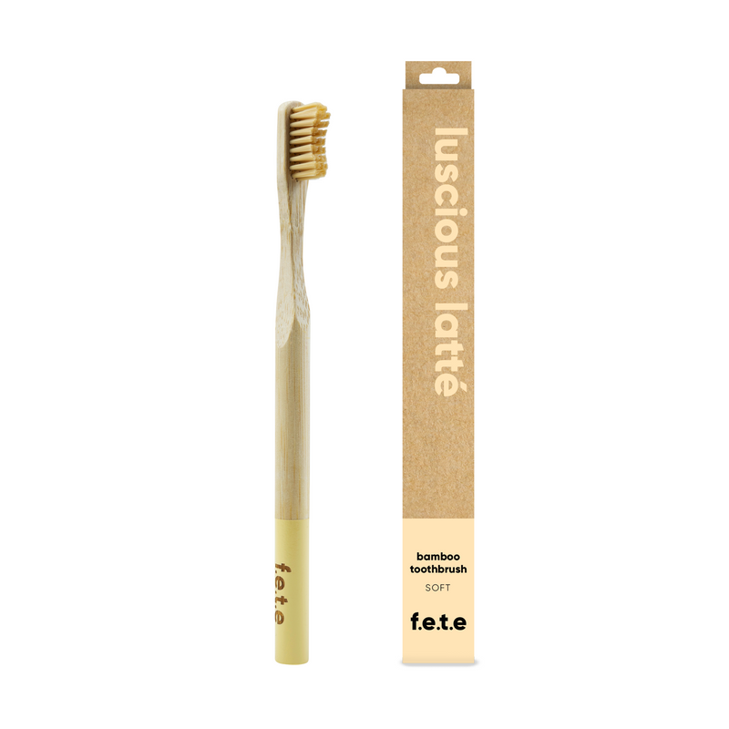 Bamboo Toothbrush Luscious Latte