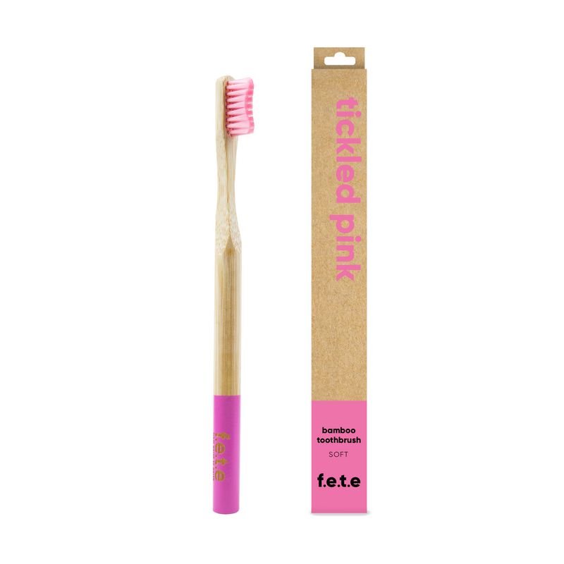 Bamboo Toothbrush Tickled Pink Soft