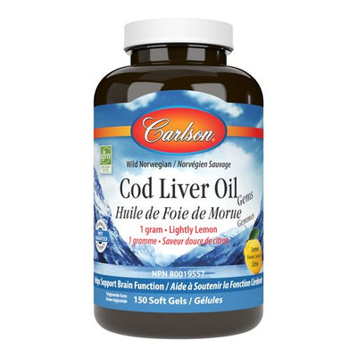 Cod Liver Oil Lemon 150 ct