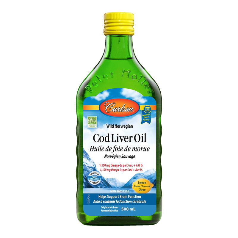 Norwegian Cod Liver Oil Lemon