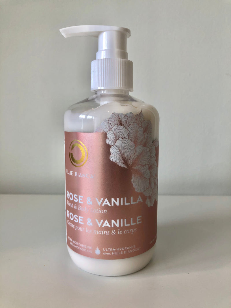 Rose & Vanilla Hand & Body Lotion