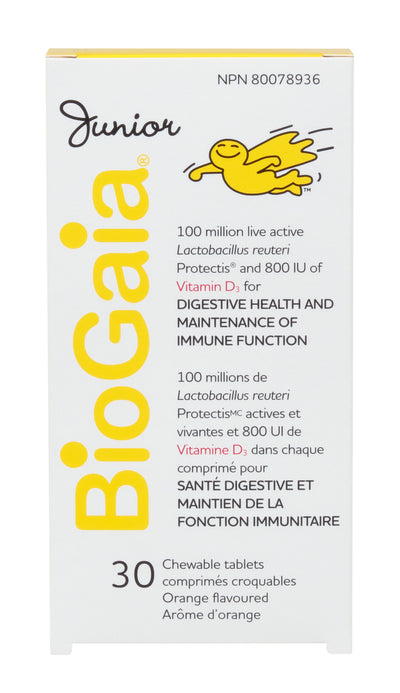 BioGaia Junior Probiotic Vit D Tab