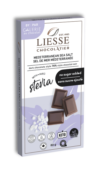 No Sugar Med Sea Salt Dark Choc