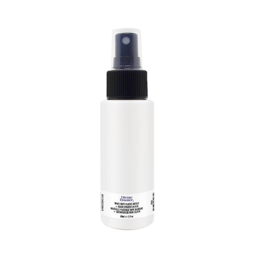 White Bottle 60ml + Black Sprayer