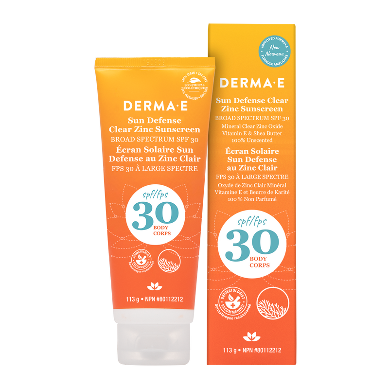 SPF30 Clear Zinc Body Sunscreen