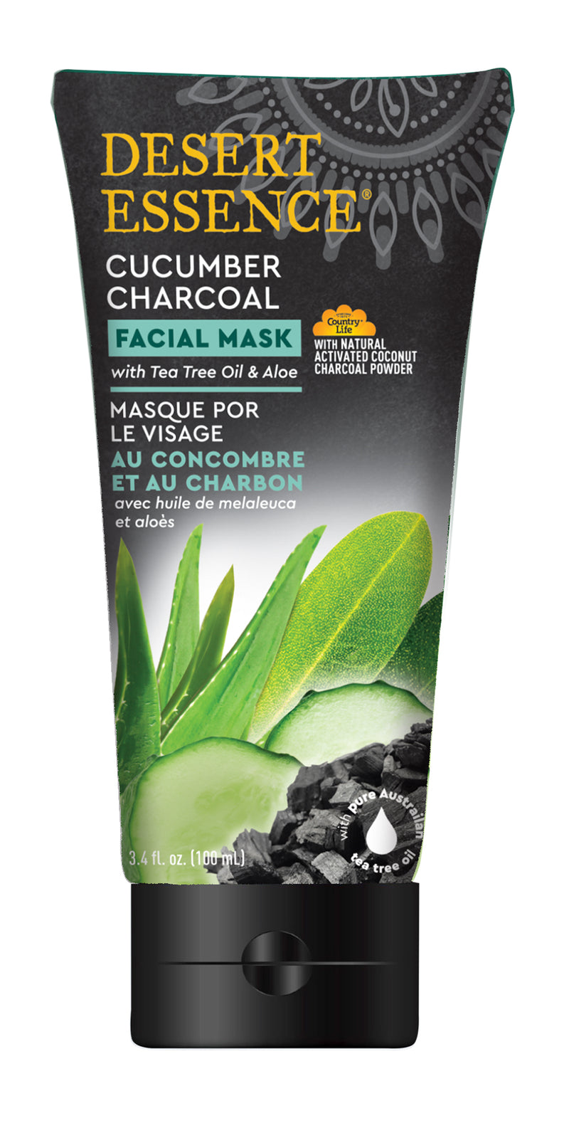 Cucumber Charcoal Facial Mask