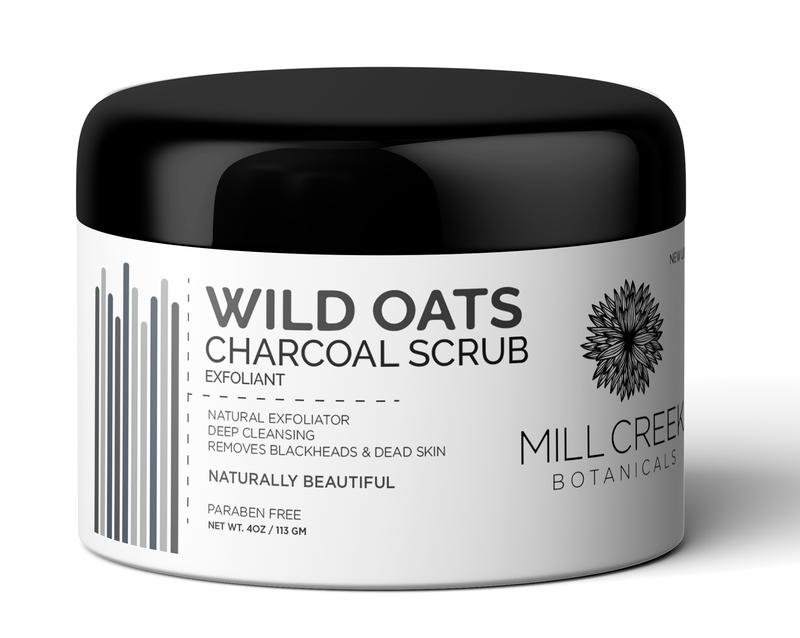 Wild Oats Charcoal Scrub