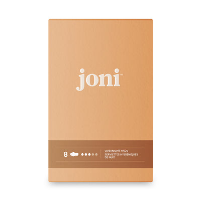 Joni Organic Overnight Pads 8 Ct.