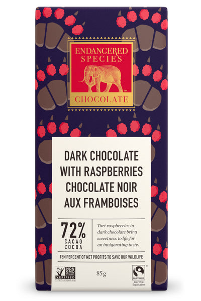 Natural Dk Chocolate With Raspberry