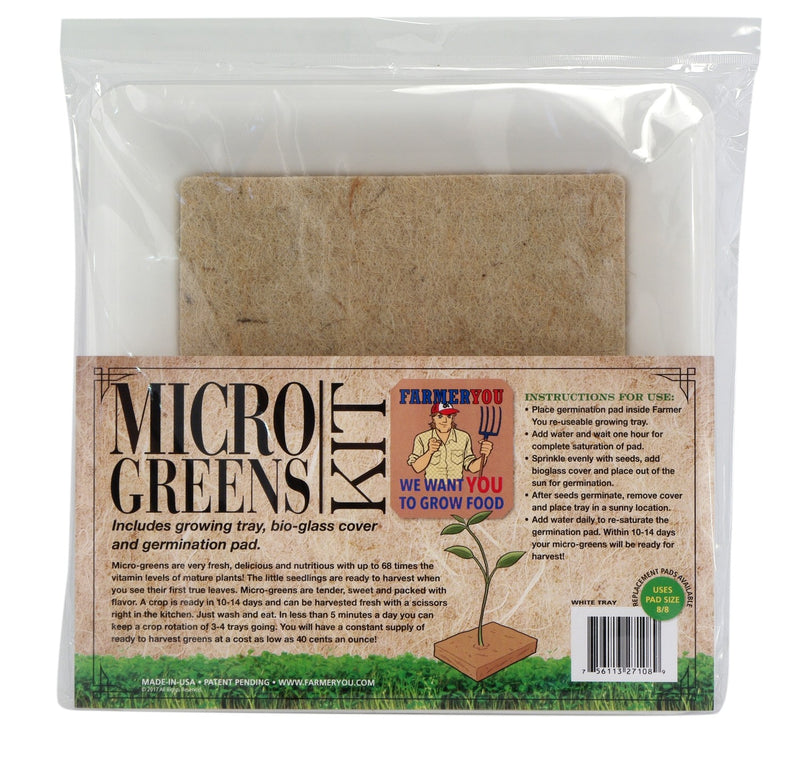 Kitchen Microgreen Kit - White