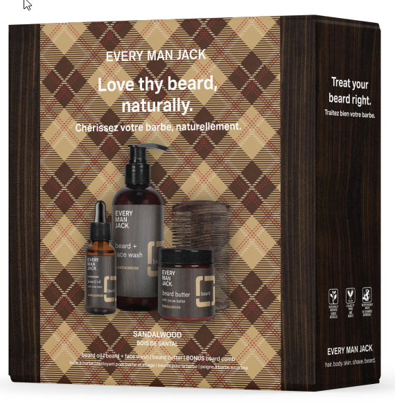 Holiday Beard Kit - Sandalwood