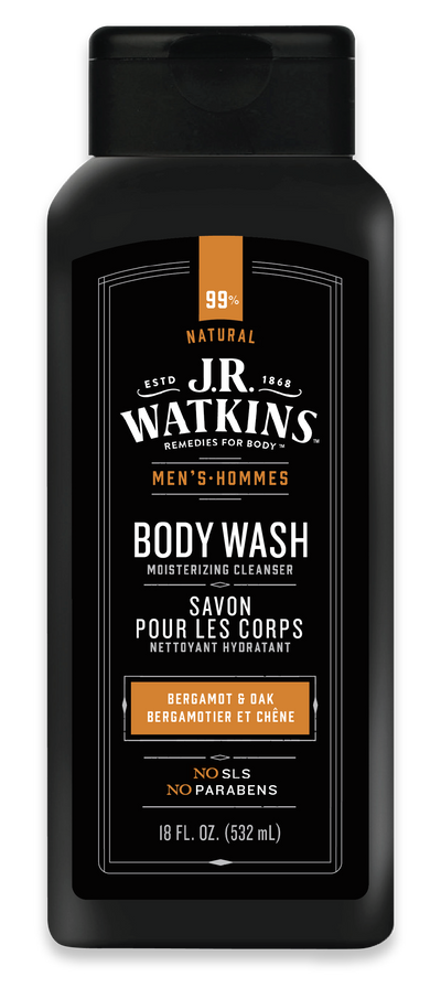 Men's Bergamot & Oak Body Wash