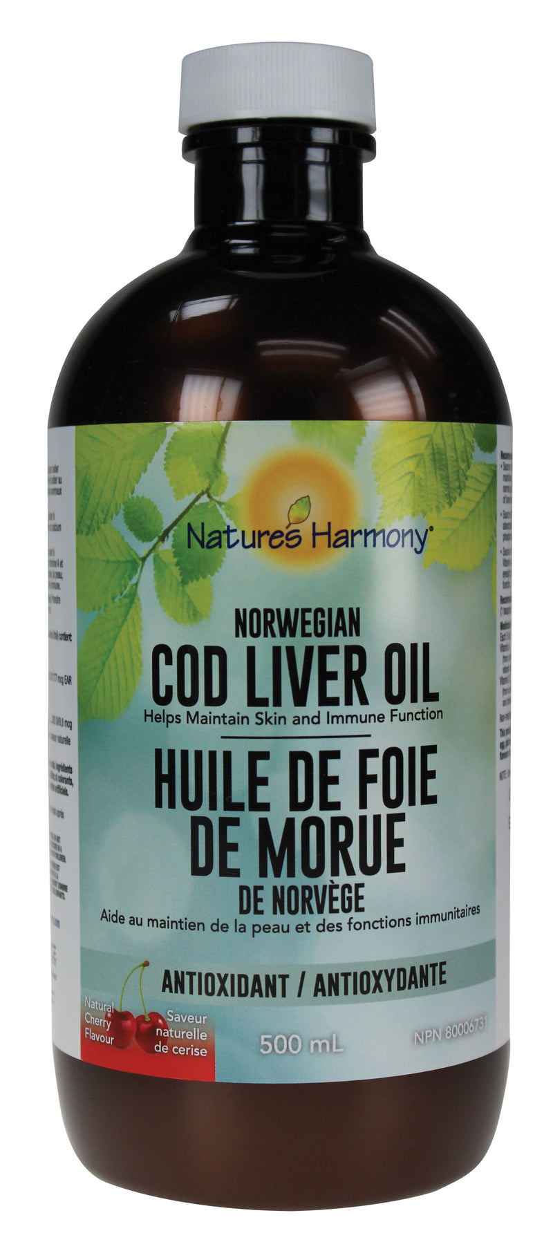 Cod Liver Oil Cherry Norwegian