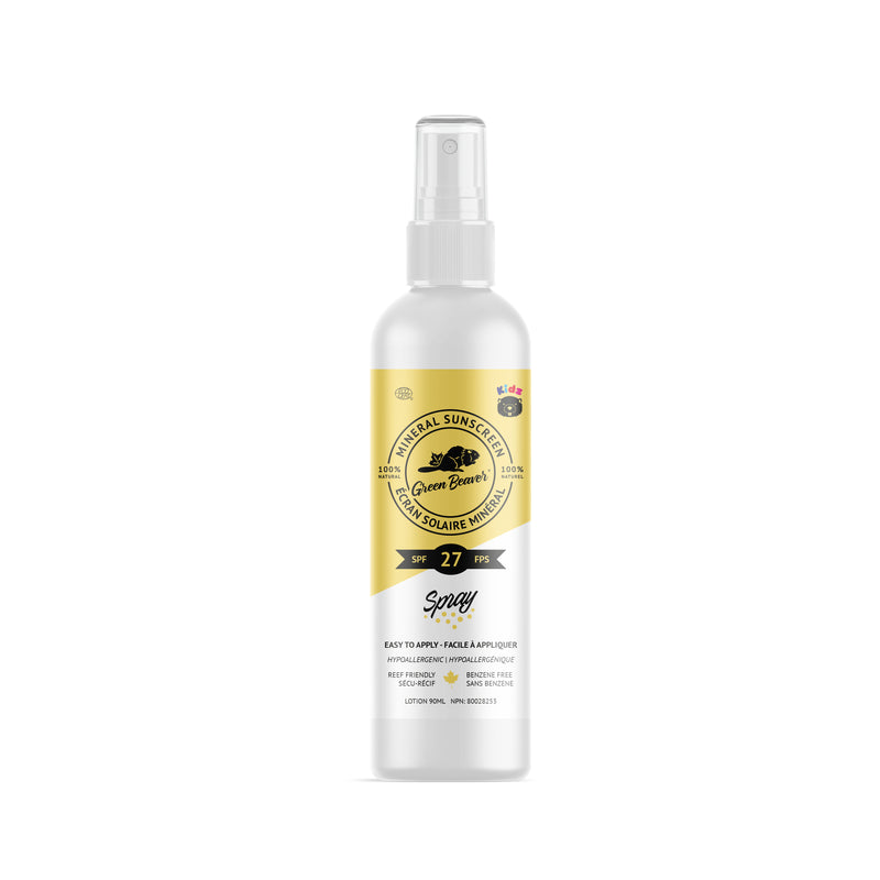 SPF 27 Kids Natural Sunscreen Spray