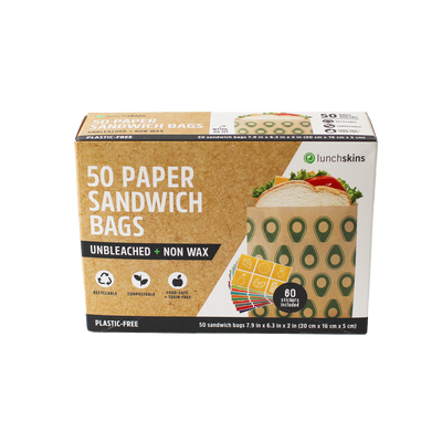 Paper Sandwich Bags - Avo