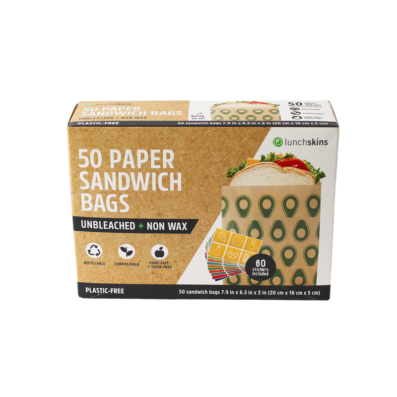 Paper Sandwich Bags - Avo