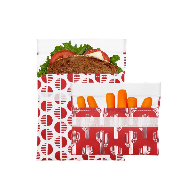 Reusable Bag Set, Velcro Desert