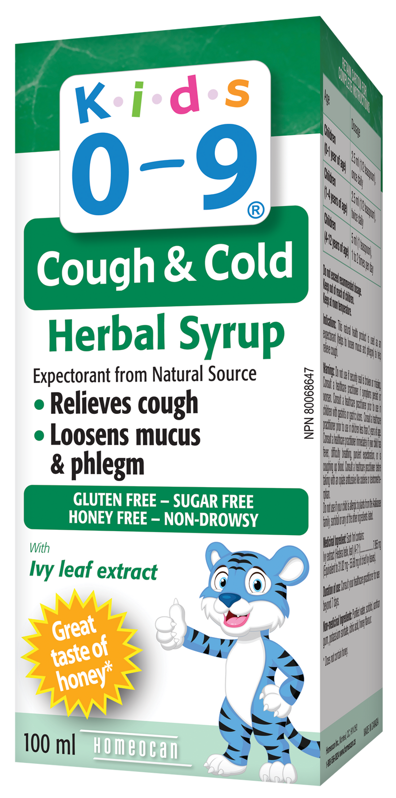 Kids 0-9 Cough& Cold Herbal Syrup