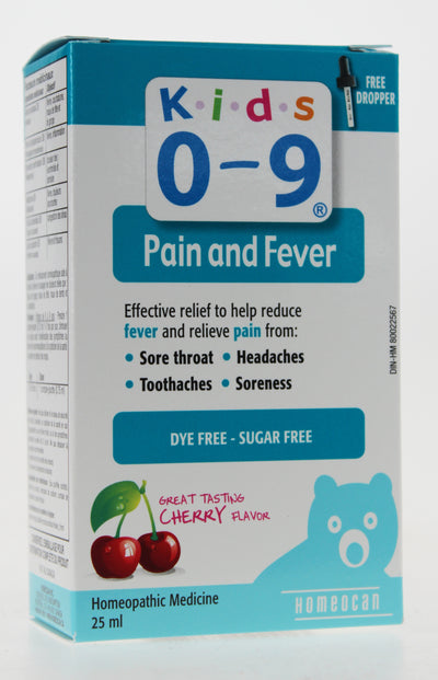 Kids 0-9 Pain And Fever