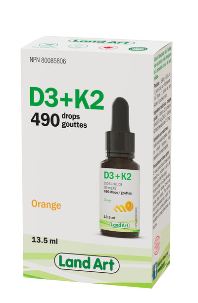 Organic Vitamin D3 + K2