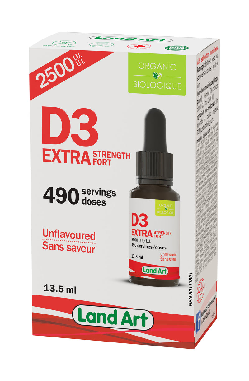 Organic Vitamin D3 2500IU