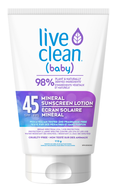 Baby Mineral Sunscreen Lotion Spf45