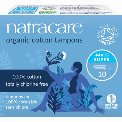 Organic Cotton Super Tampons