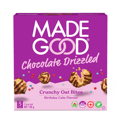 Drizzled Oat Bite Choc/Brthdy Cake