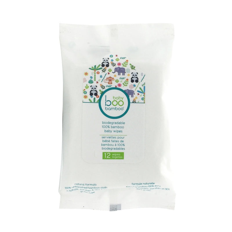 Baby Boo Biodegradable Travel Wipes