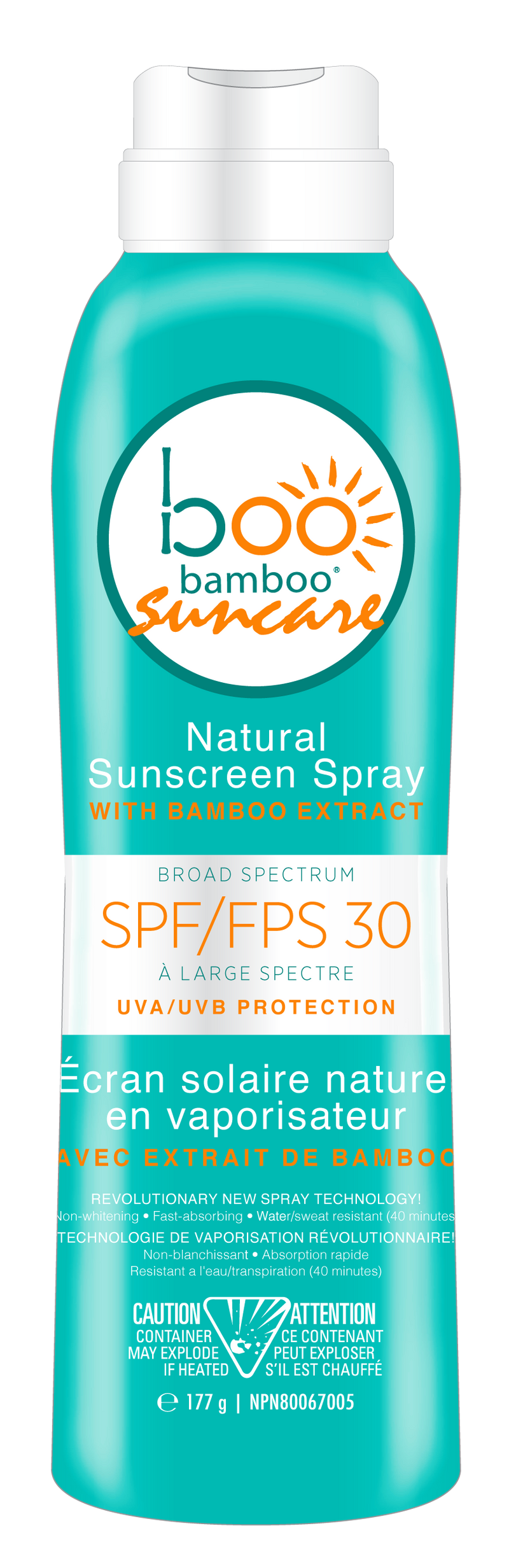 SPF 30 Natural Sunscreen Spray